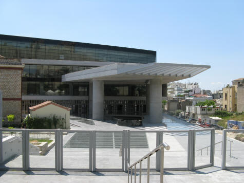 Acropolis Museum in Athens Greece