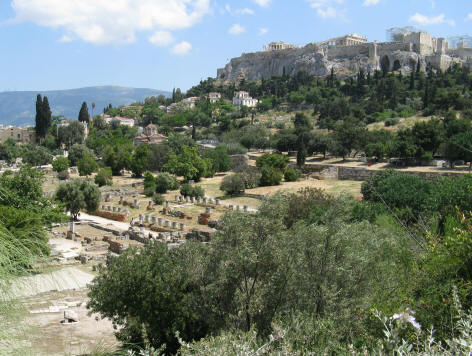 Ancient Agora in Athens Greece