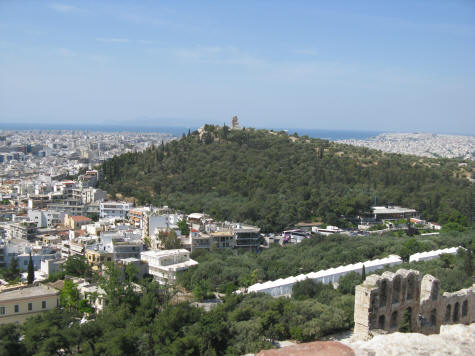 Filopapou Hill in Athens (Filopappou)